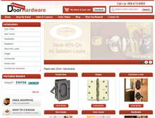 Tablet Screenshot of discountdoorhardware.com